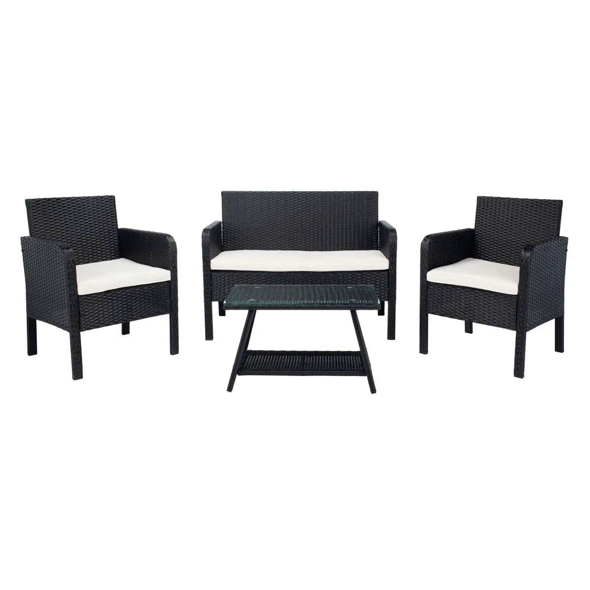 Safavieh Aboka 4 Piece Living Set, PAT7505