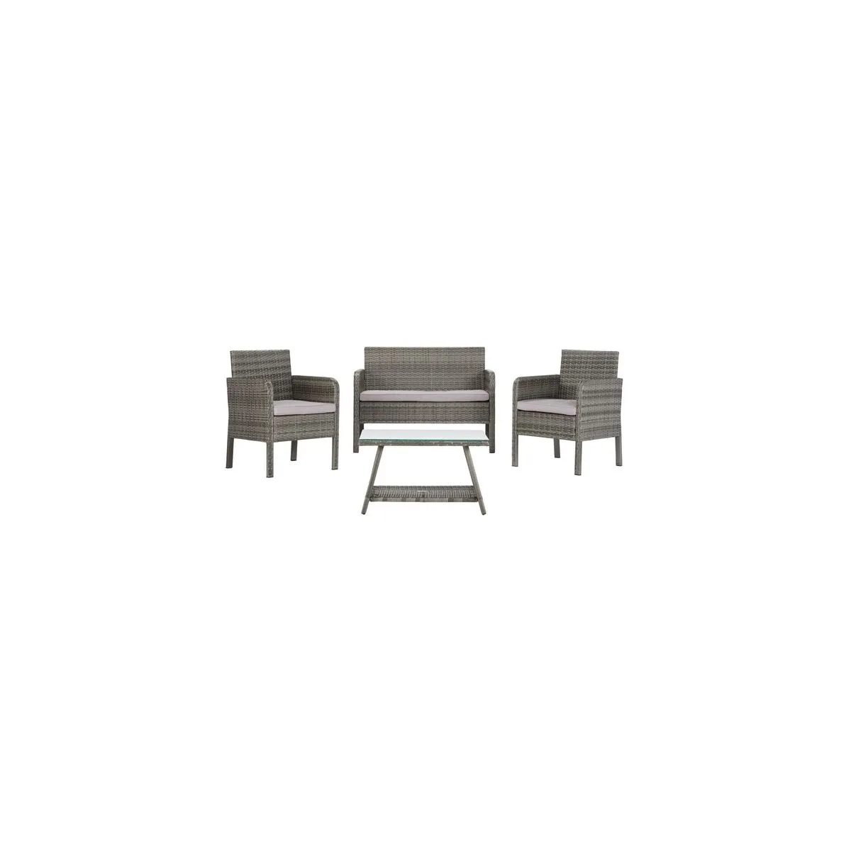 Safavieh Aboka 4 Piece Living Set, PAT7505