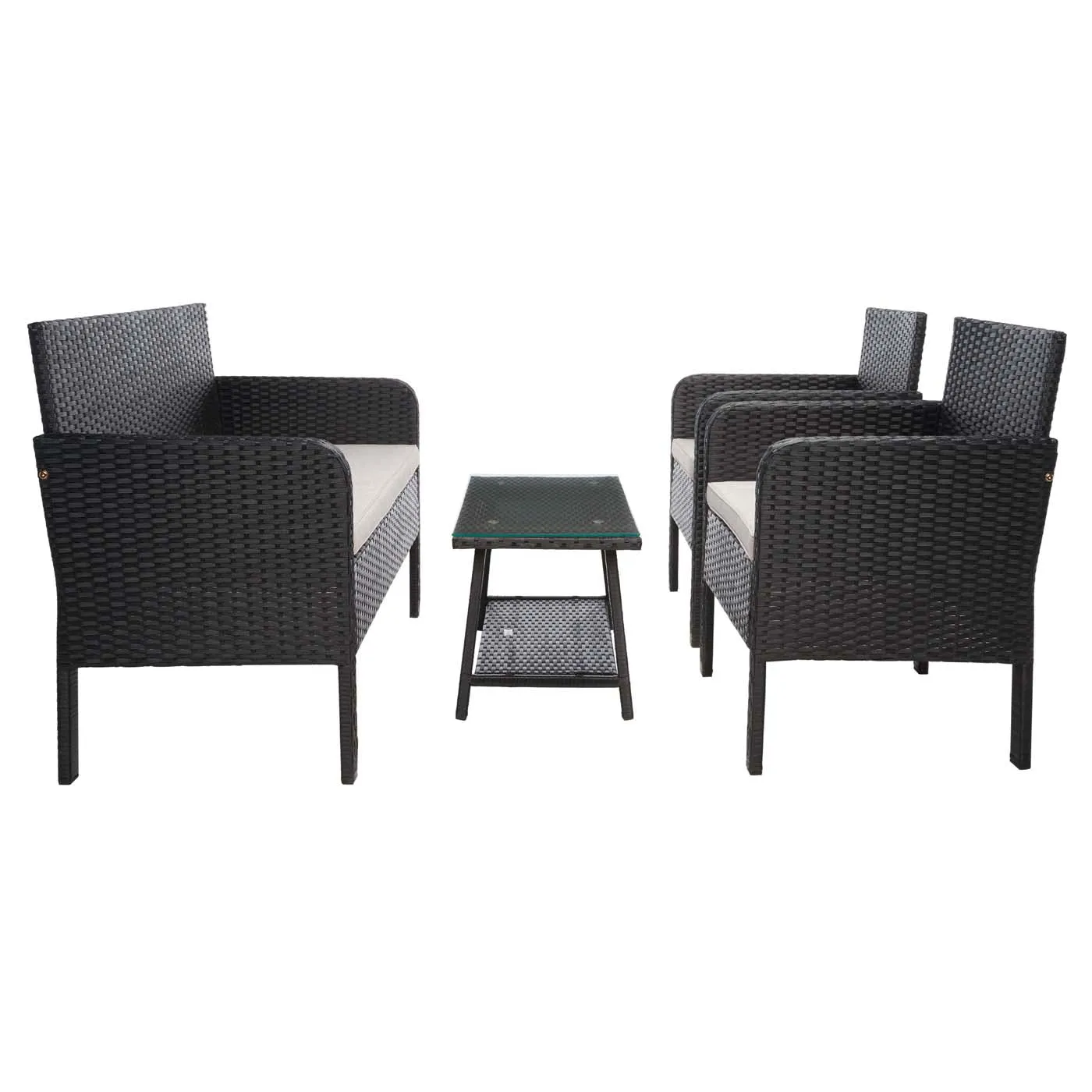 Safavieh Aboka 4 Piece Living Set, PAT7505