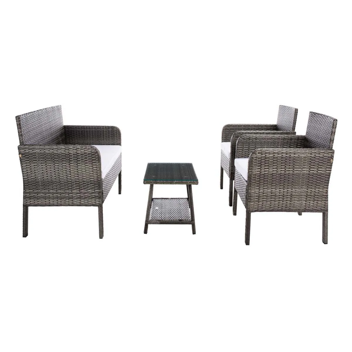 Safavieh Aboka 4 Piece Living Set, PAT7505