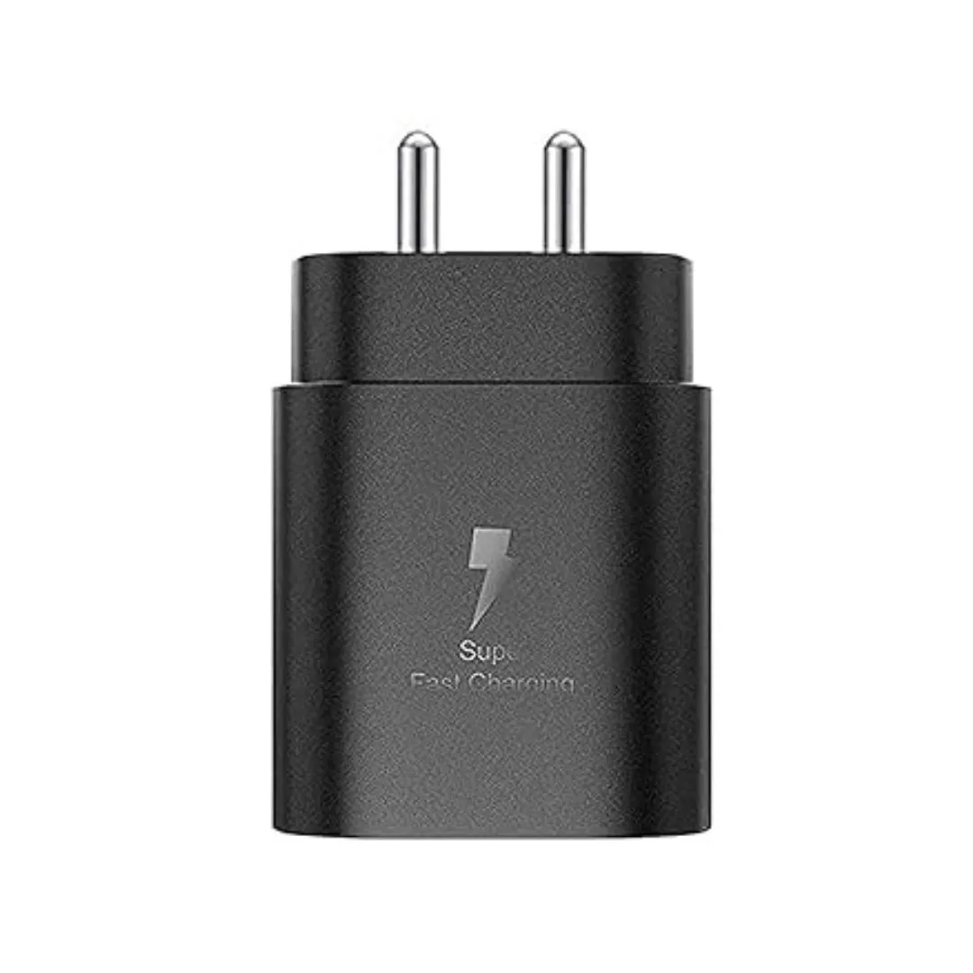 Samsung A23 25W Type C-Type-C Adaptive Fast Mobile Charger With Cable Black