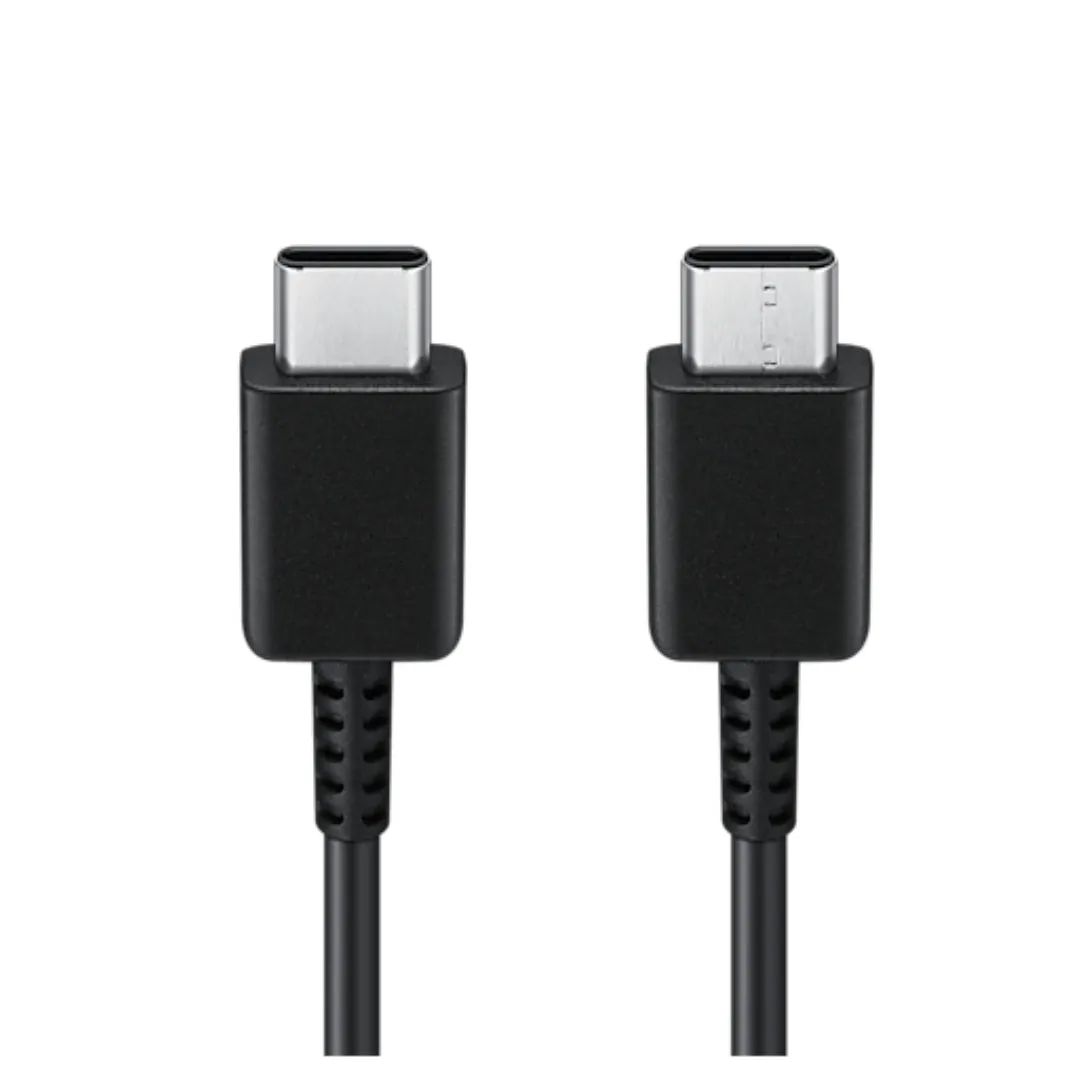 Samsung A53 25W Type C-Type-C Adaptive Fast Mobile Charger With Cable Black