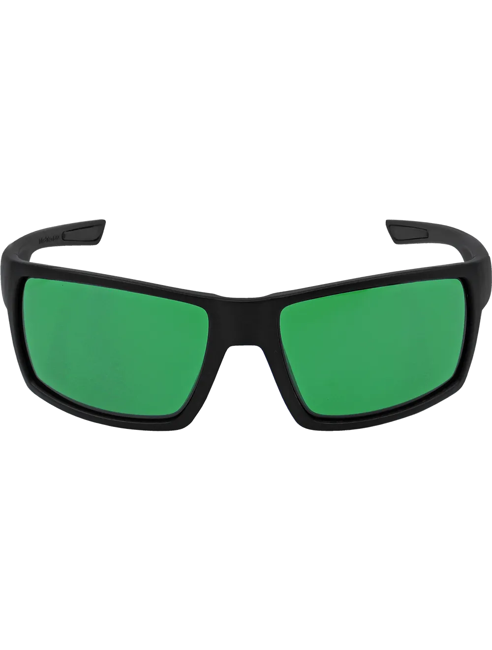 Sawfish™ Green LED Blocker Lens, Matte Black Frame Safety Glasses - BH26619