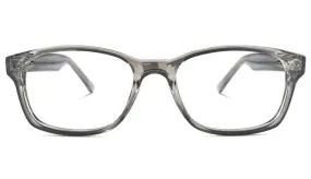 ScreenTime Wayfarer Computer Glasses - Pearl Grey - Readers