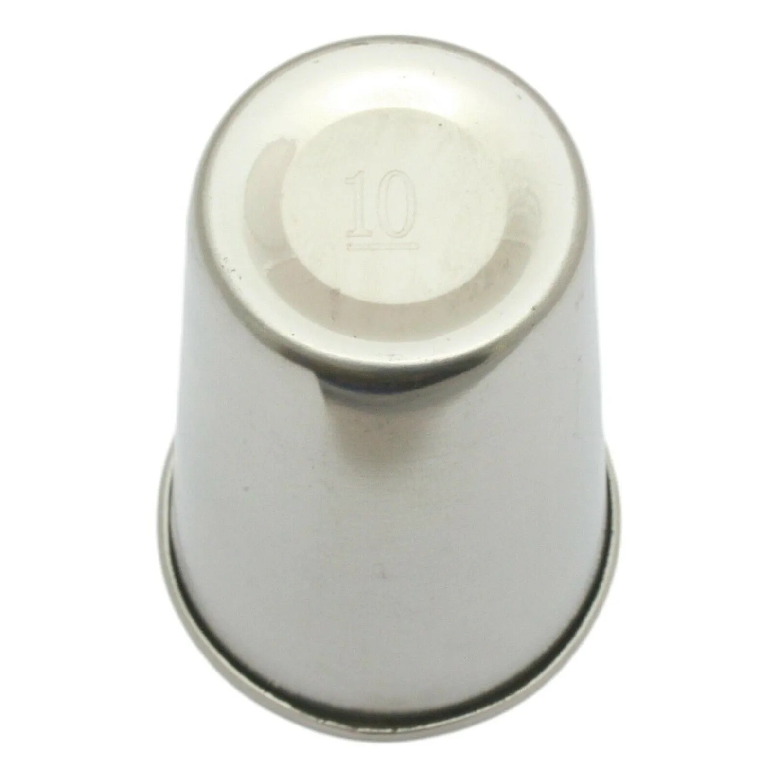 Shooting Peg Position Finder Numbered Cups 1-10 In Black Leather Case