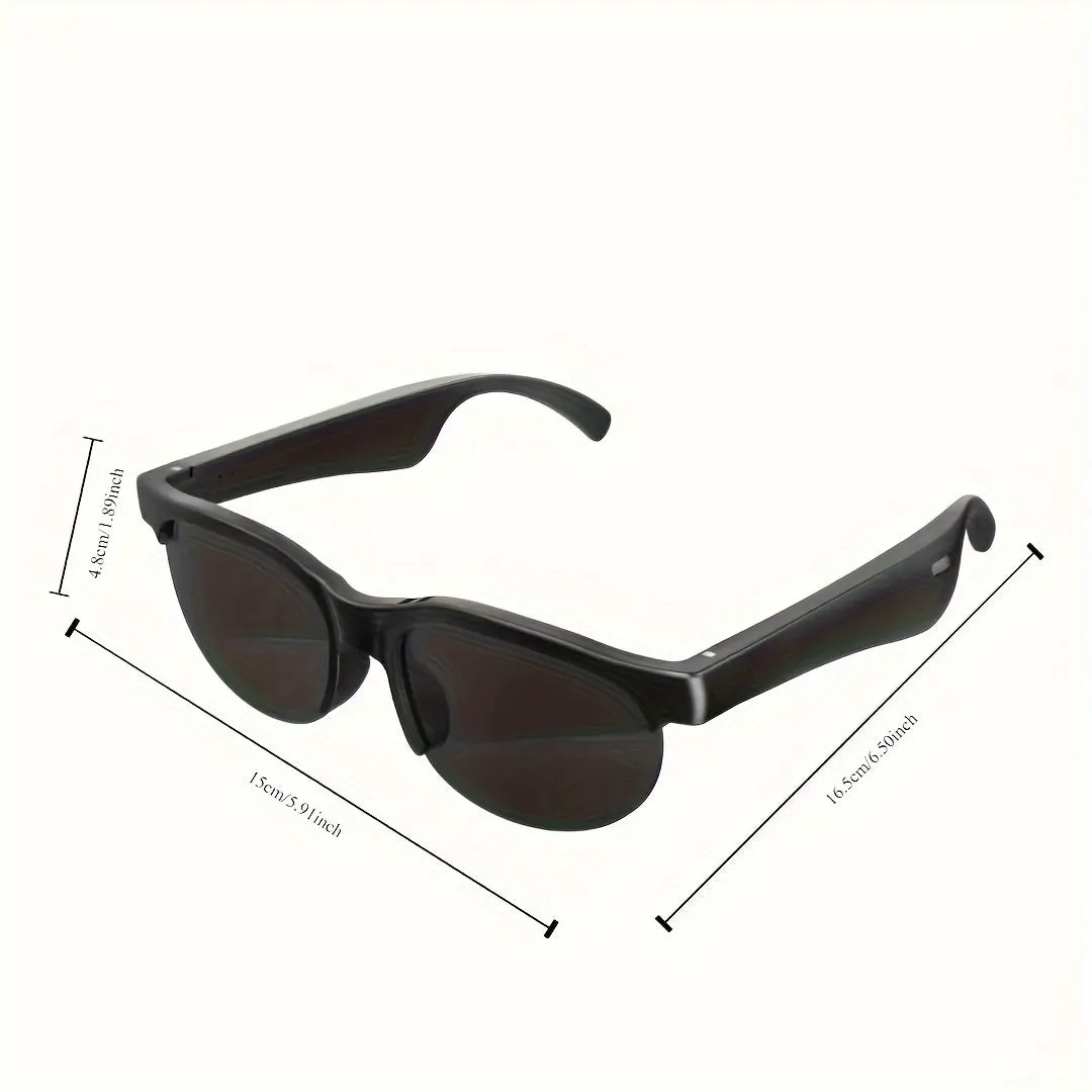 Smart Fashion Glasses with Built-In Speaker & Mic