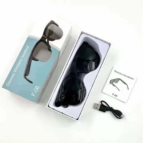 Smart Glasses Wireless Bluetooth Headset Sunglass F-06