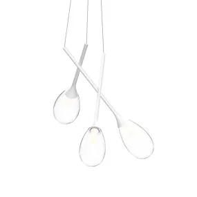 Sonneman 3082 Parisone 3-lt 26" LED Cluster Pendant