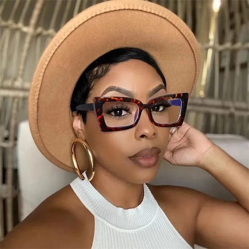 Stylish Blue Light Blocking Glasses for Women - Trendy Computer Eyewear for Eye Protection