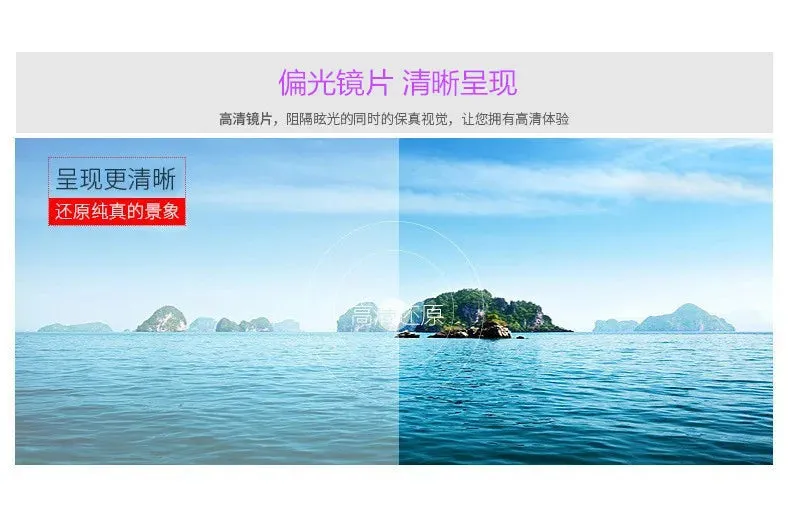 Sunglass Men Fashion Polarized Square Sunglasses for Men and Women High Qualiy Finish Sun Glasses UV Protection Glasses