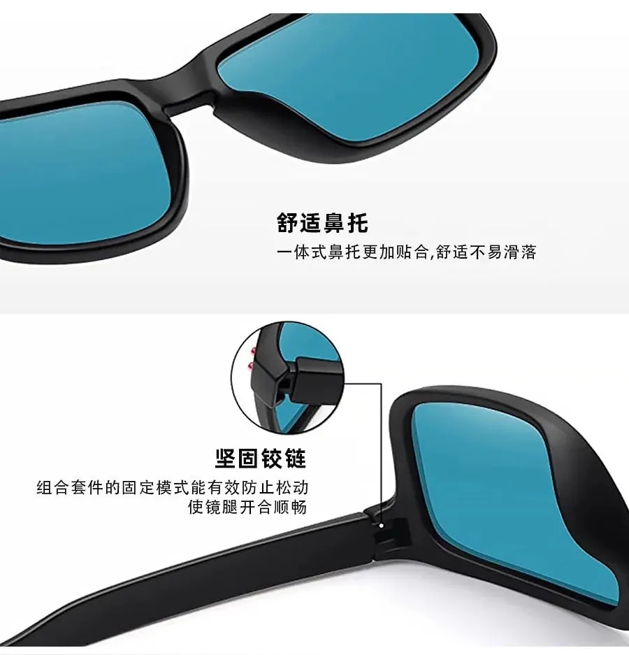 Sunglass Men Fashion Polarized Square Sunglasses for Men and Women High Qualiy Finish Sun Glasses UV Protection Glasses