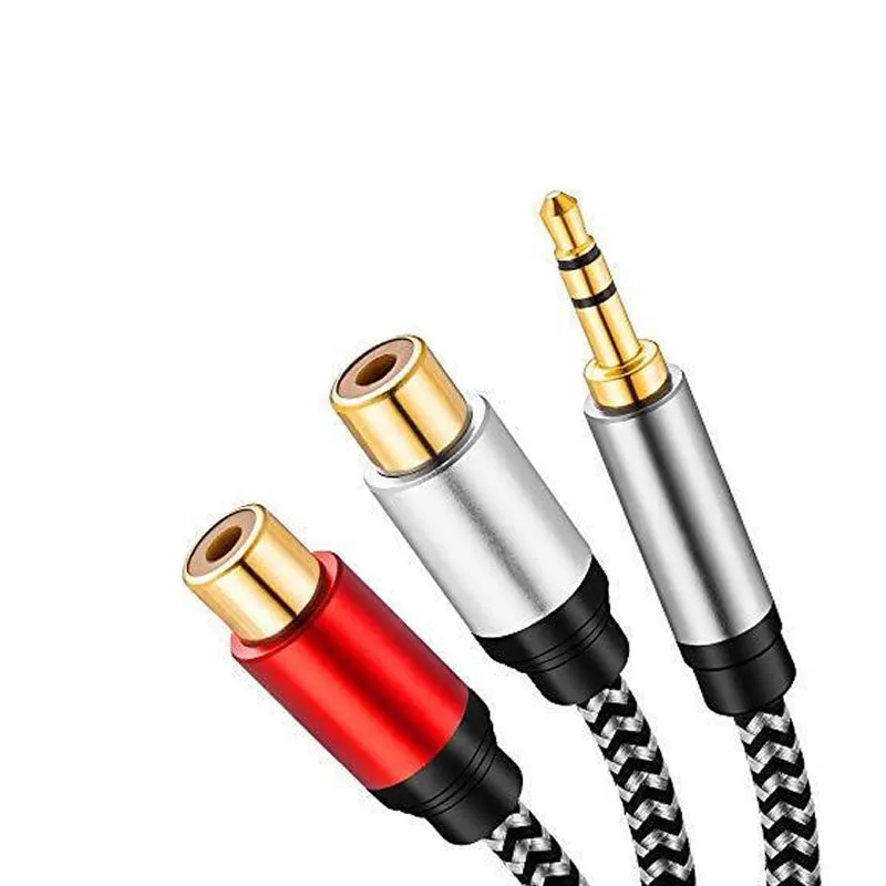 Trs 3.5Mm To 2 Female Rca Q-Hd75