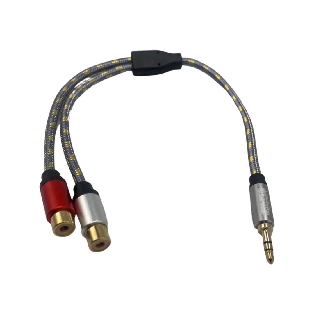 Trs 3.5Mm To 2 Female Rca Q-Hd75