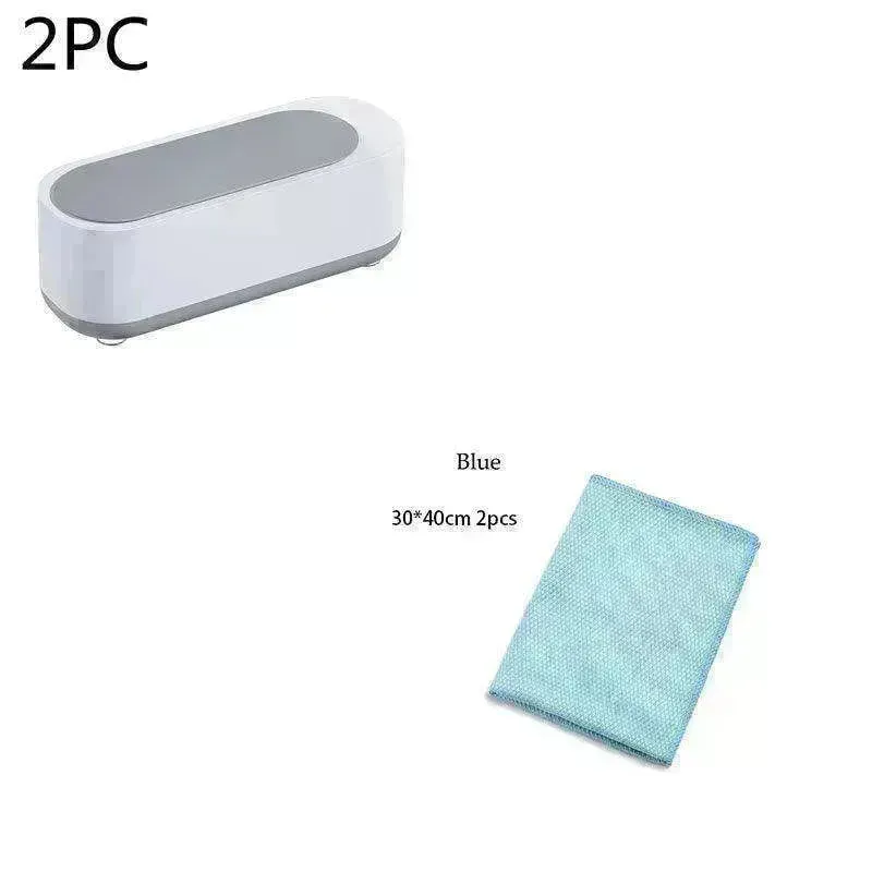 Ultrasonic Clean Machine High Freq Wash Jewelry Watch Ring Dental Cleaner