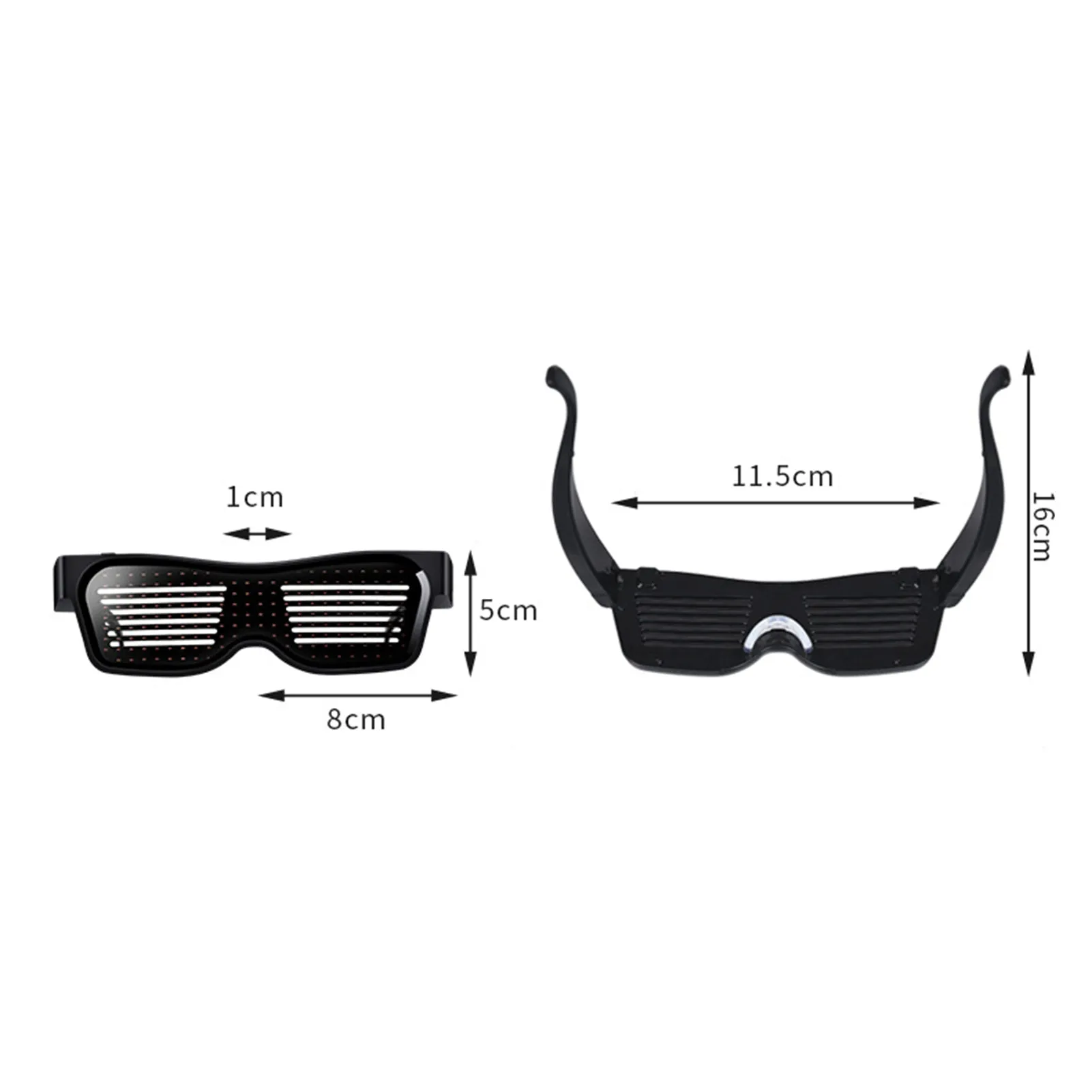 USB Chargeable LED Light Glasses