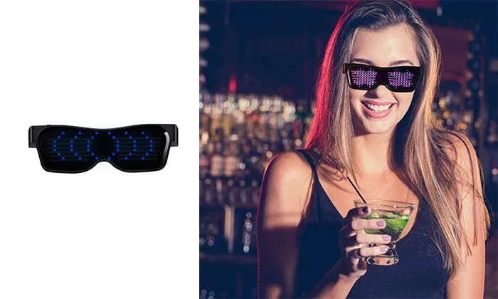 USB Chargeable LED Light Glasses