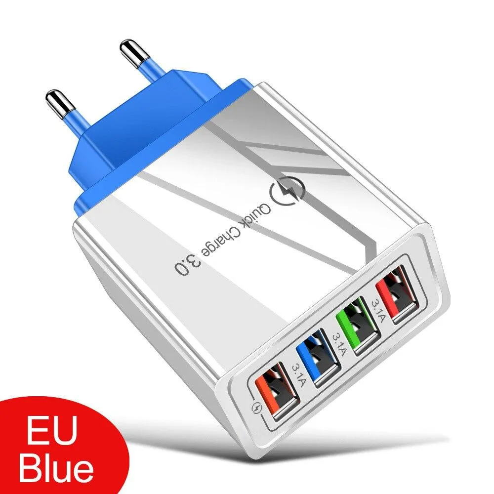USB Fast Phone Tablet Portable Wall Adapter