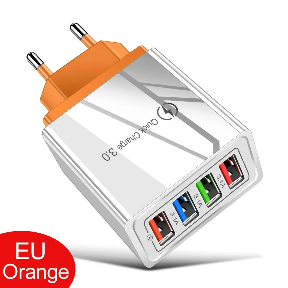 USB Fast Phone Tablet Portable Wall Adapter