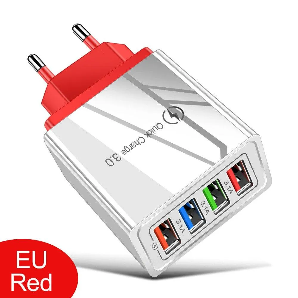 USB Fast Phone Tablet Portable Wall Adapter