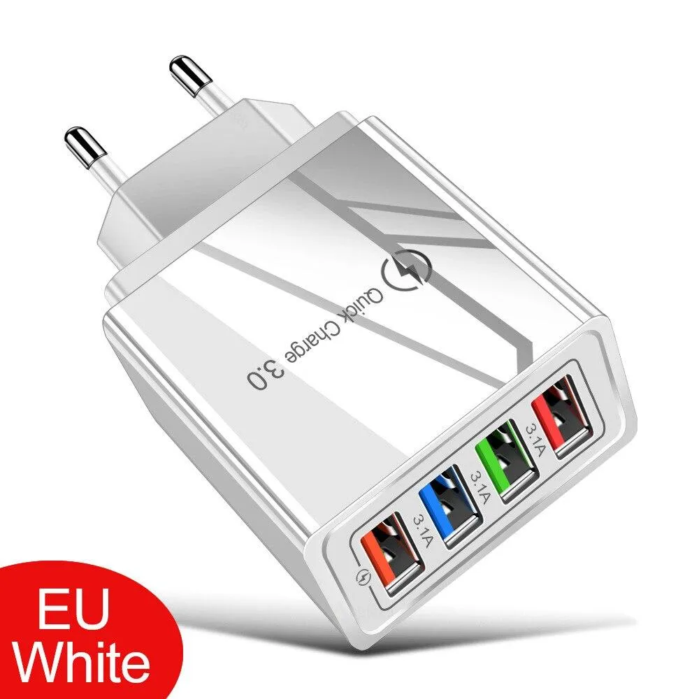 USB Fast Phone Tablet Portable Wall Adapter