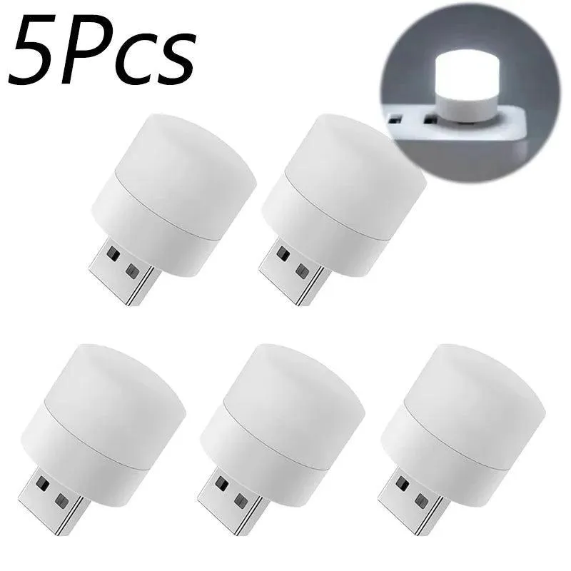 USB Night Light: Portable LED Lamp for Reading and Charging