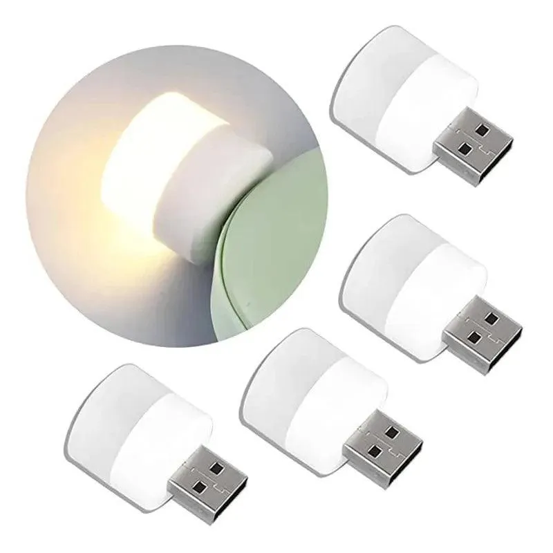 USB Night Light: Portable LED Lamp for Reading and Charging