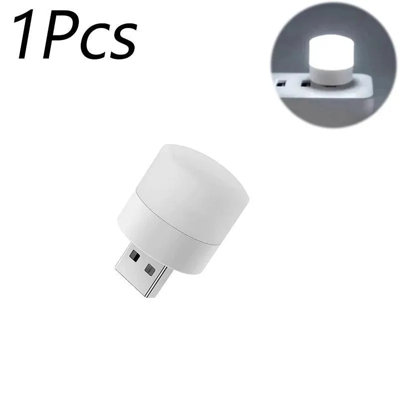 USB Night Light: Portable LED Lamp for Reading and Charging