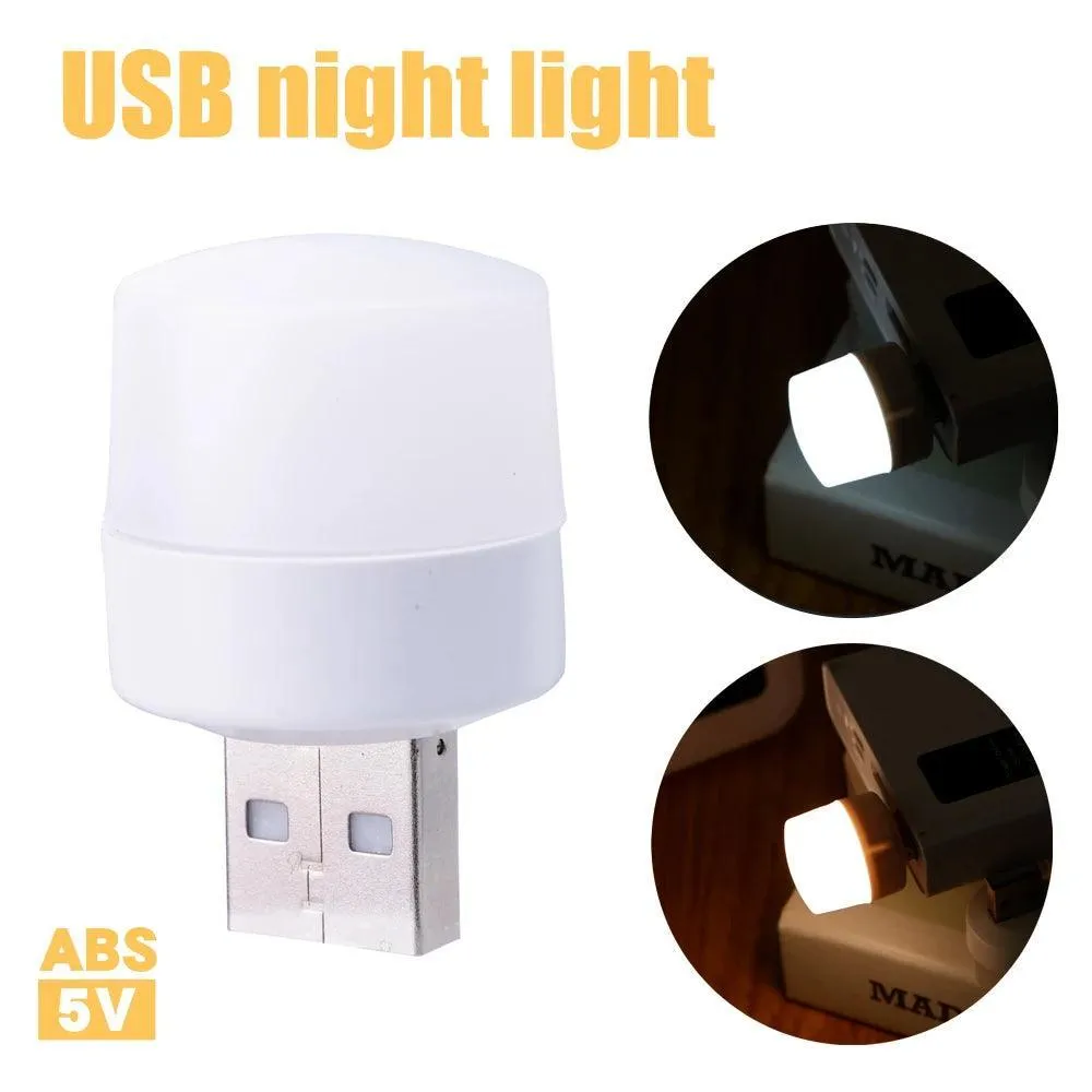 USB Night Light: Portable LED Lamp for Reading and Charging