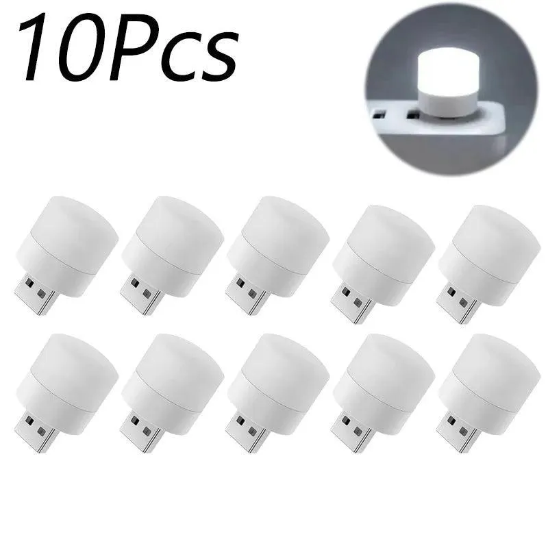 USB Night Light: Portable LED Lamp for Reading and Charging