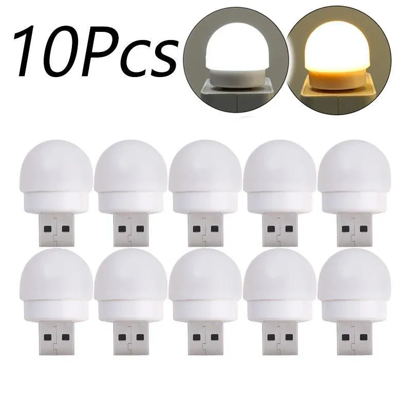 USB Night Light: Portable LED Lamp for Reading and Charging