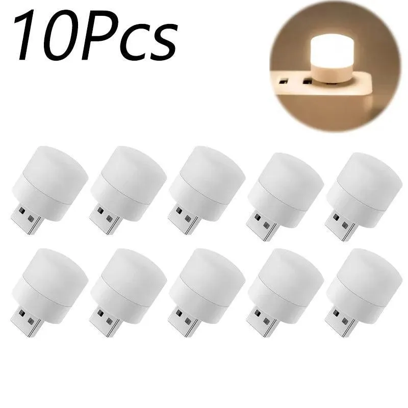 USB Night Light: Portable LED Lamp for Reading and Charging