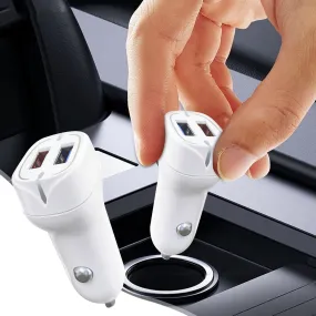 versatile Car Charger Fast Charge Mini Mobile Phone Car Charger Ended Usb Power Multi-Charge Portable Car General-Purpose Fast Charging Car Charger Fast Charge Car Charger