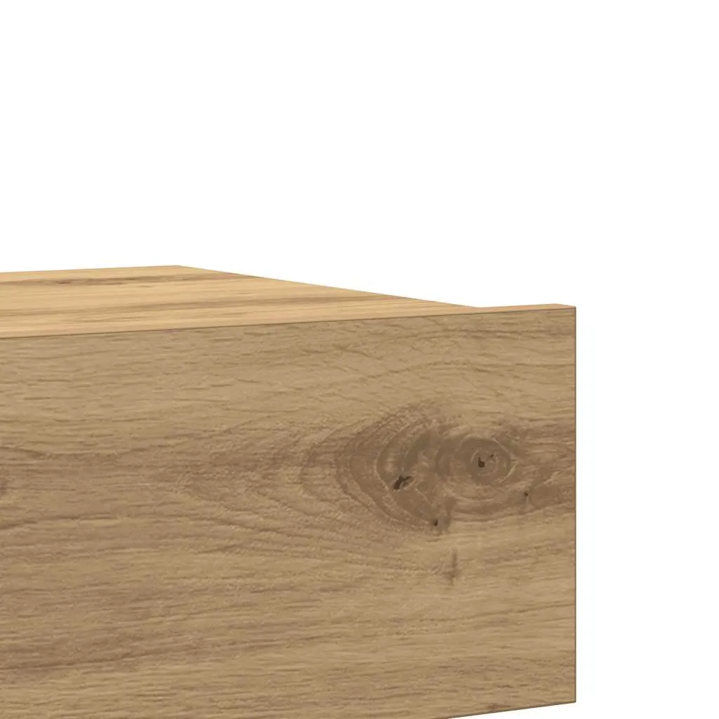 vidaXL Bedside Cabinet Artisan Oak 60x35 cm Engineered Wood