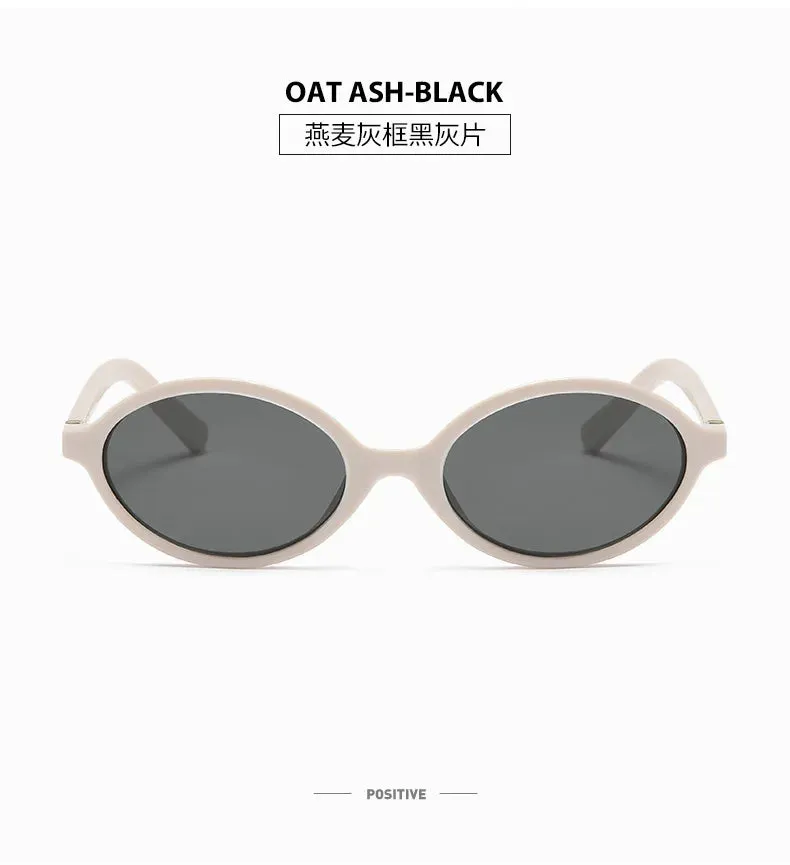 Vintage Retro Style Sunglasses Woman Oval Shape UV400 Protection Women Glasses European American Style Male Female Sun Glass