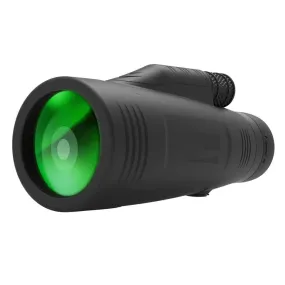 Waterproof and anti-fog monoculars, 12x50 high-power high-power single-lens telescope, with smartphone holder and tripod BAK4 prism, suitable for wild animals hunting, camping trip, wild animals