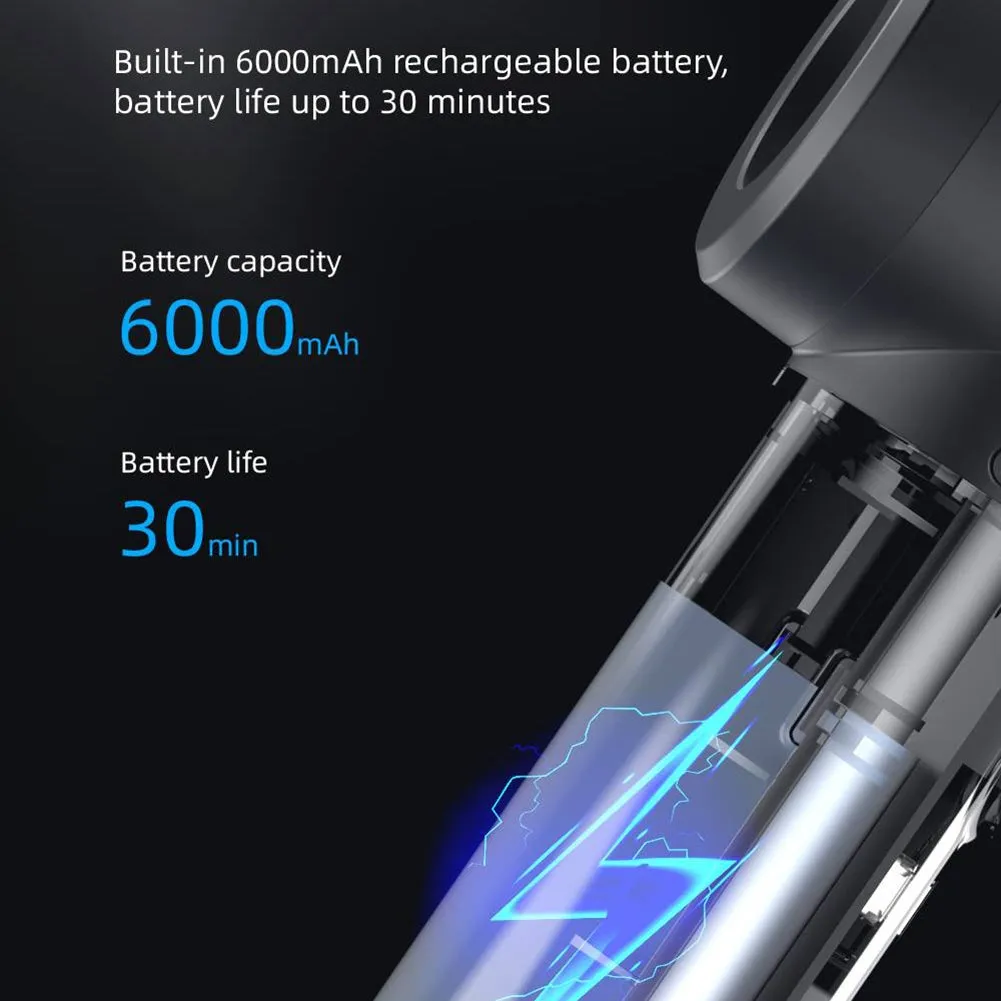 Wireless Portable Car Air Pump 50000 Rpm Outdoor Blowing And